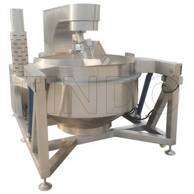 Automatisch kantelbare kookmixer